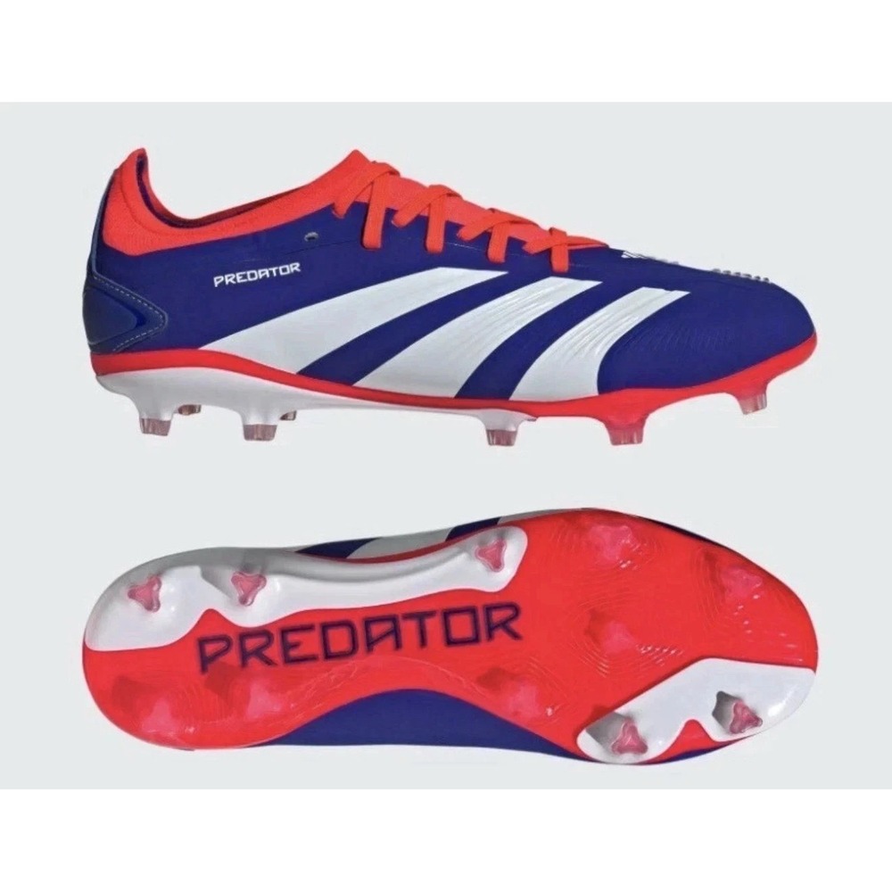 Mens Size 10- Adidas Predator PRO FG Soccer Cleats Shoes Blue IF6330 NEW